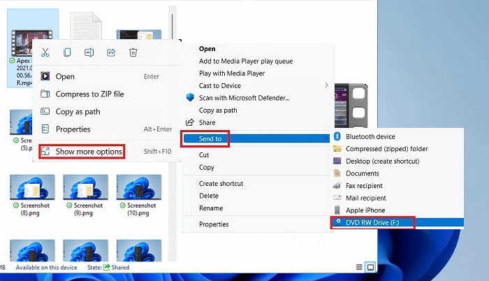 Copy DVD to DVD Windows 11/10