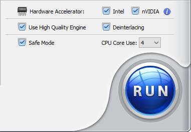 Hit RUN to begin ripping protected DVD
