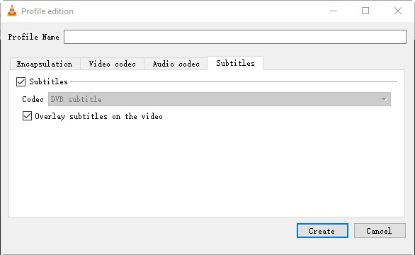 rip DVD with subtitles using VLC