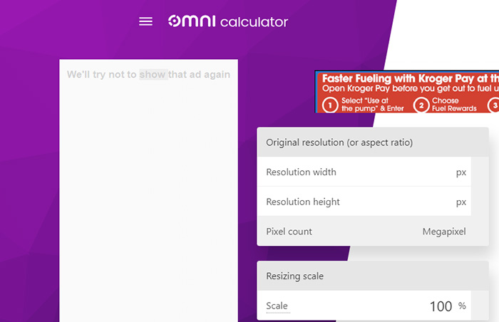 16:9 Ratio Calculator