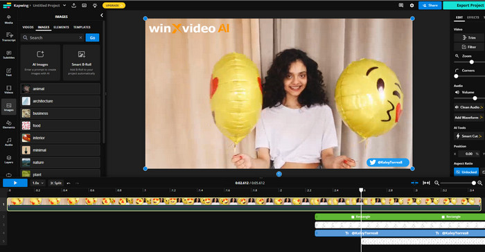 Add watermark online