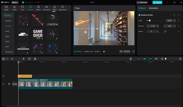 edit instagram video with Capcut