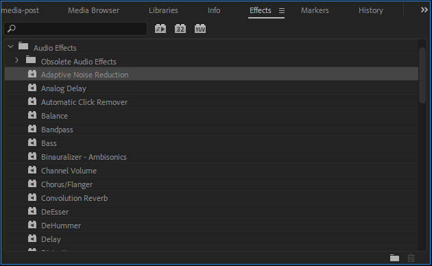 Premiere Pro Remove Wind Noise from Video