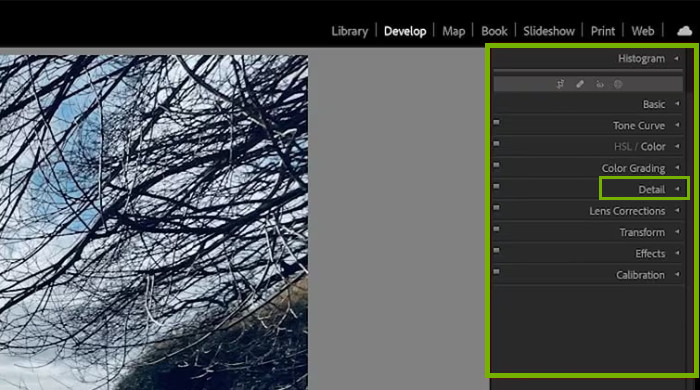 Lightroom Develop module