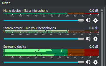 adjust audio level