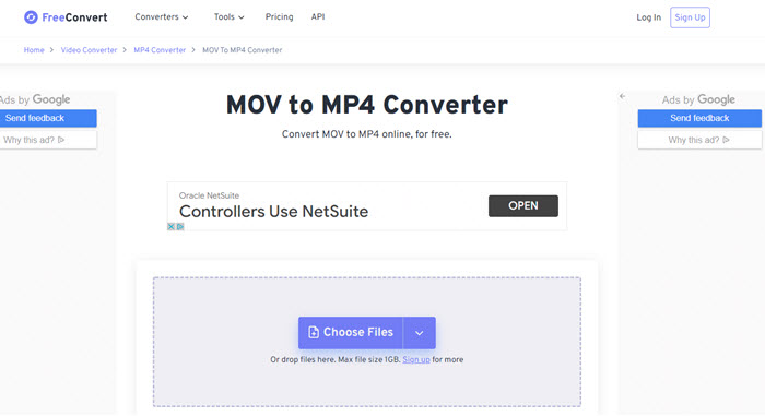FreeConvert WMV to MP4