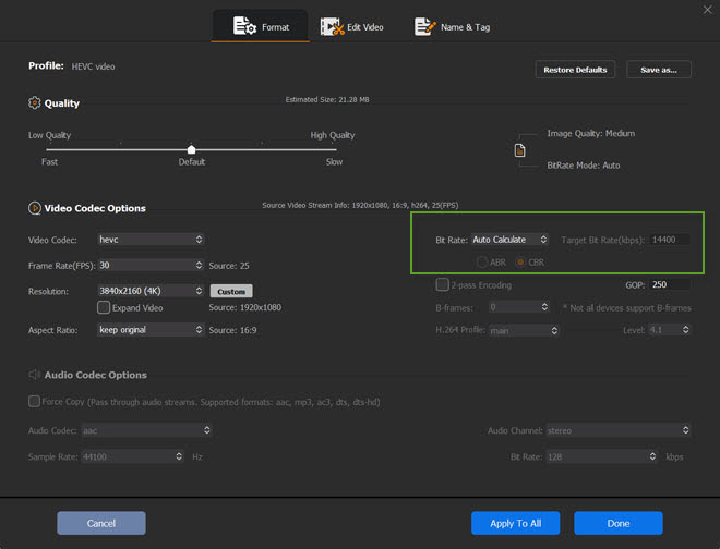 make video less pixelated